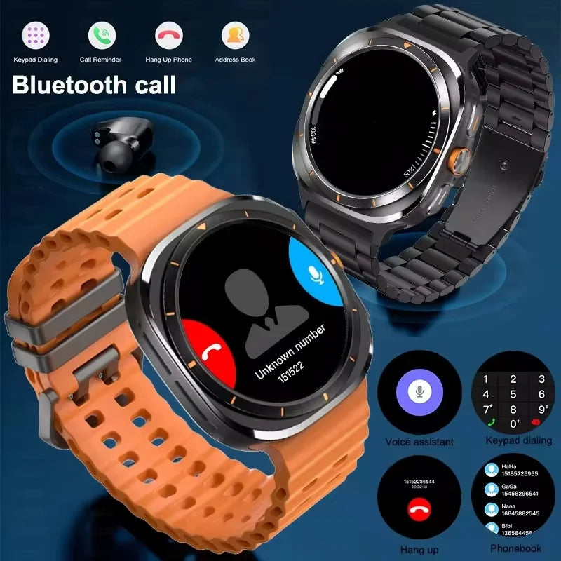 LAXASFIT GT7 Ultra Smartwatch – 1.52" AMOLED Bluetooth Sports Watch