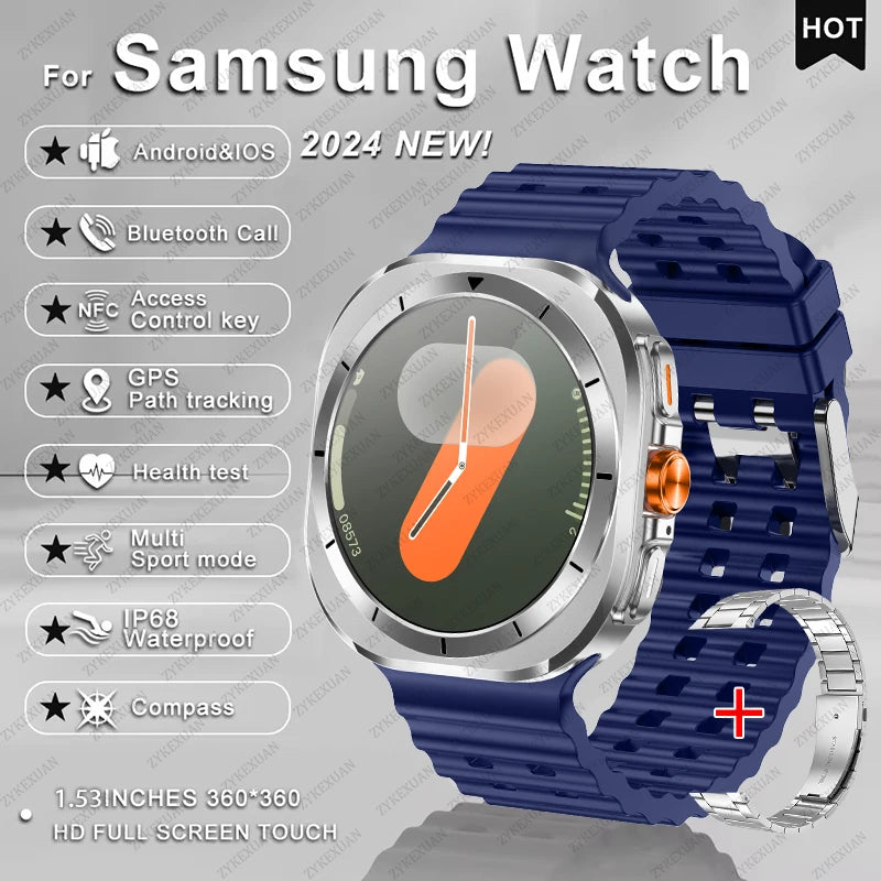 2025 Samsung Galaxy Watch 7 Ultra – AMOLED GPS Smartwatch