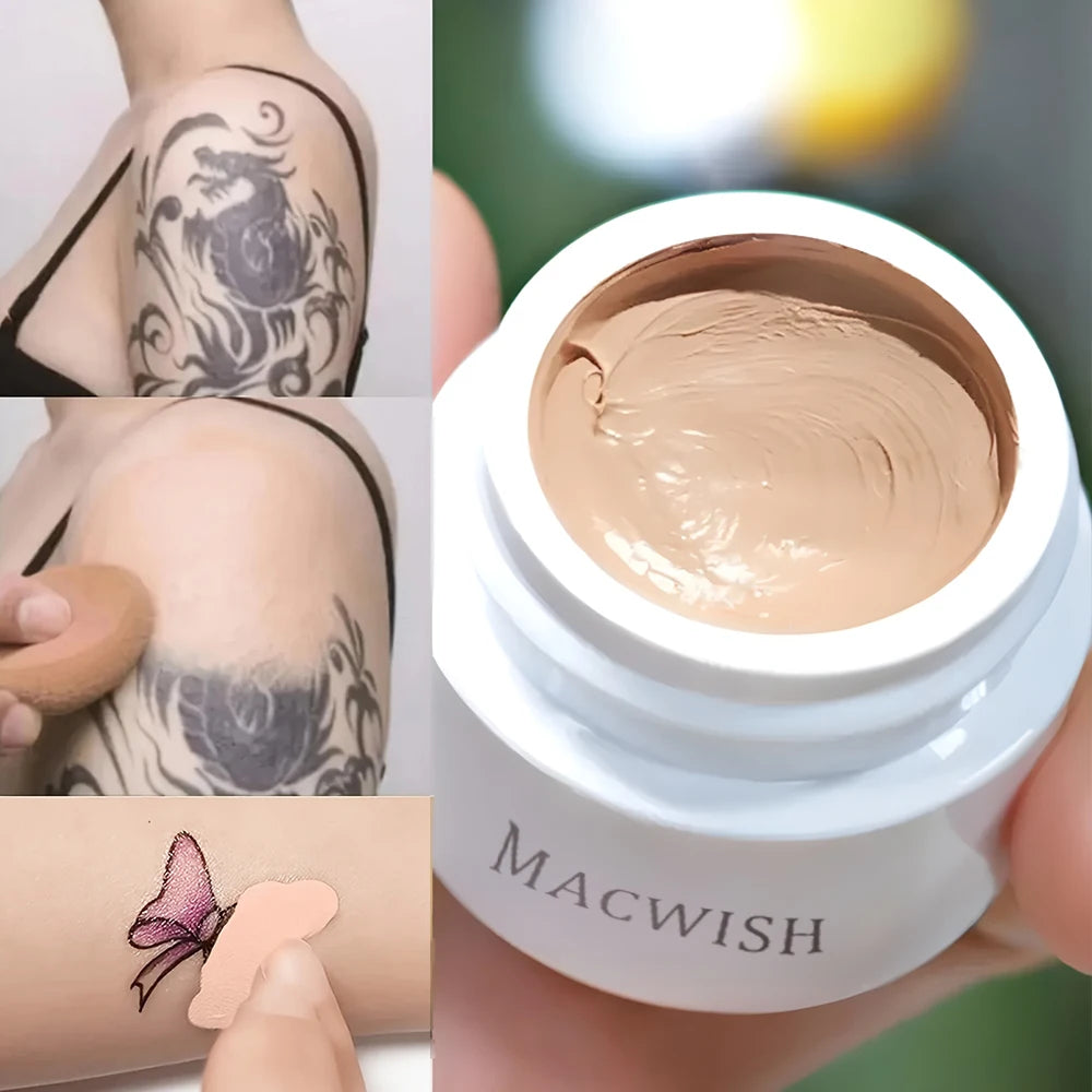 High Coverage Concealer & Foundation Cream – Waterproof BB Base