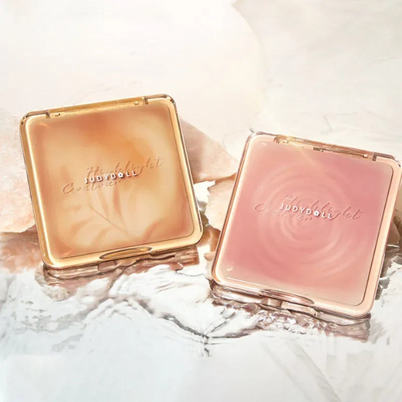 Judydoll Highlighter & Contour Palette – Nude 3D Face Bronzer
