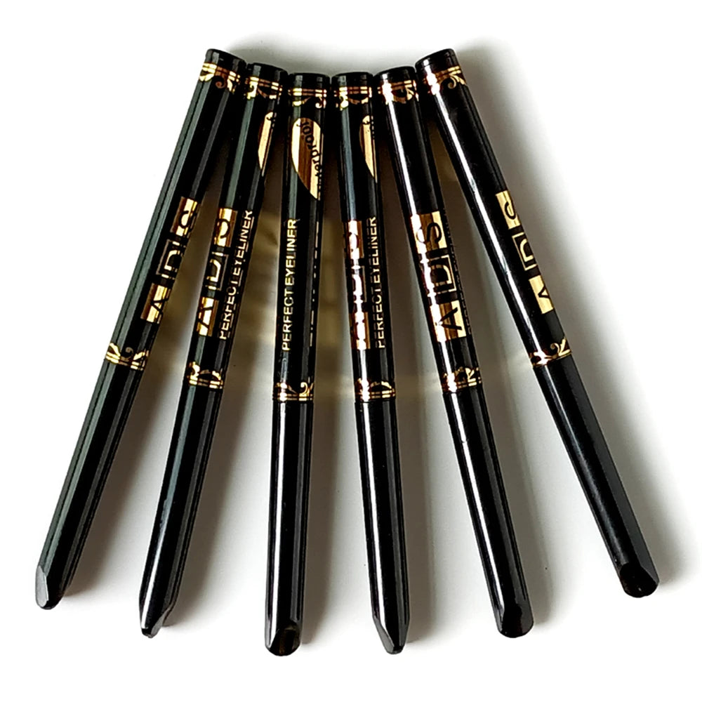 2pcs Waterproof Eyeliner Pencils – Black & Brown Smudge-Proof