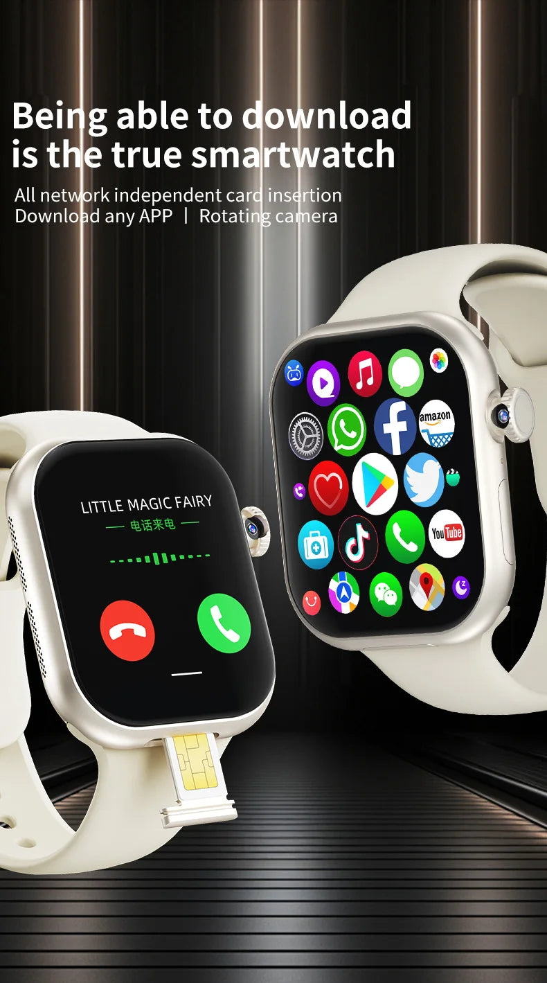VP29 5G Android Smartwatch – 2.29" AMOLED with 8MP Rotary Camera