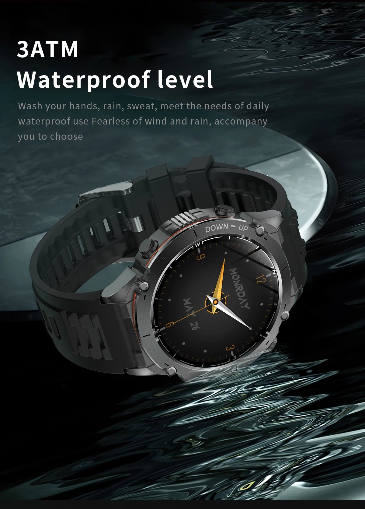 2025 Xiaomi Ultra GPS Smart Watch – 10ATM Waterproof Sports Watch