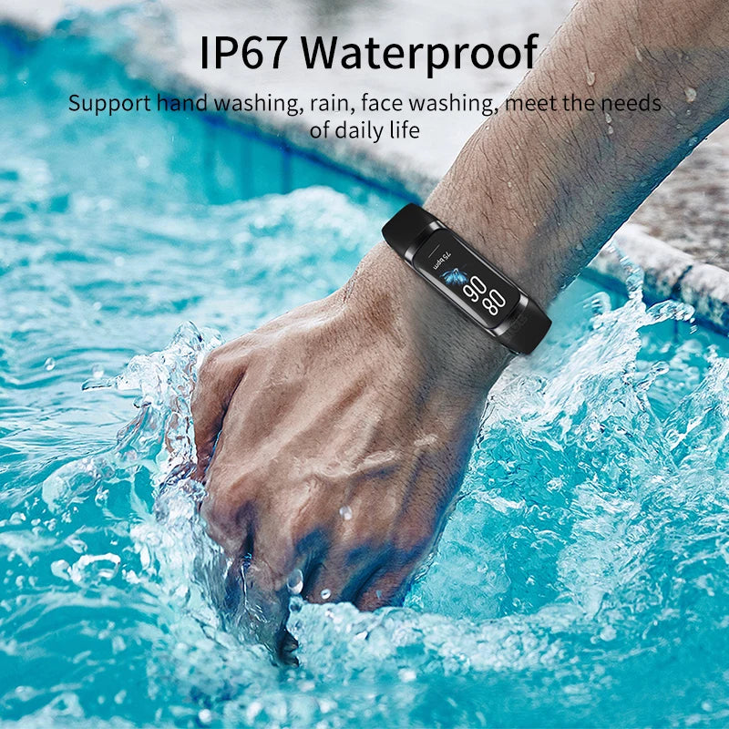 LIGE AMOLED Smart Watch – Heart Rate & Waterproof Fitness Tracker