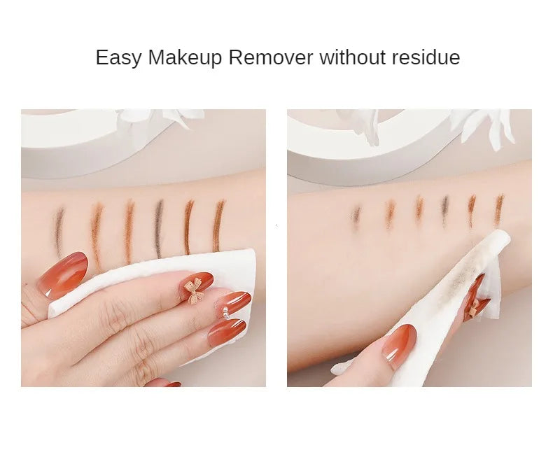 2-in-1 Waterproof Eyebrow Pencil & Tattoo Brush – 5 Colors