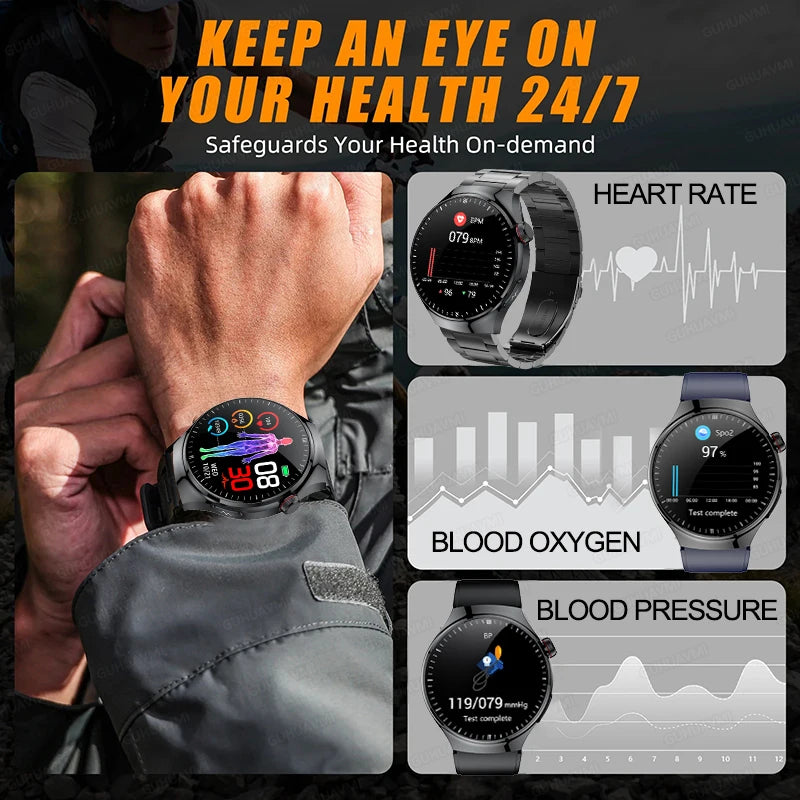 2025 Nursing Grade Smart Watch – Health Monitoring & Bluetooth Call