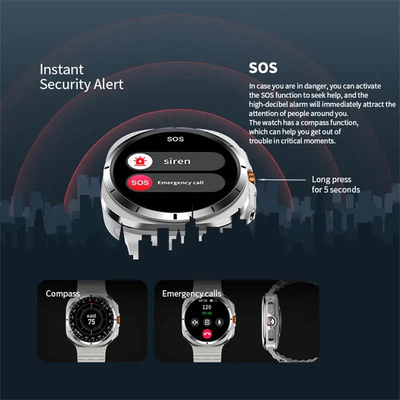 2025 Samsung Galaxy Watch 7 Ultra – AMOLED GPS Smartwatch