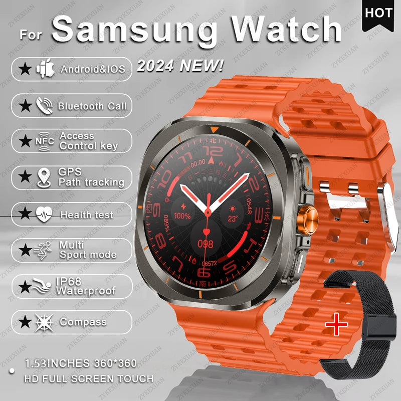 2025 Samsung Galaxy Watch 7 Ultra – AMOLED GPS Smartwatch